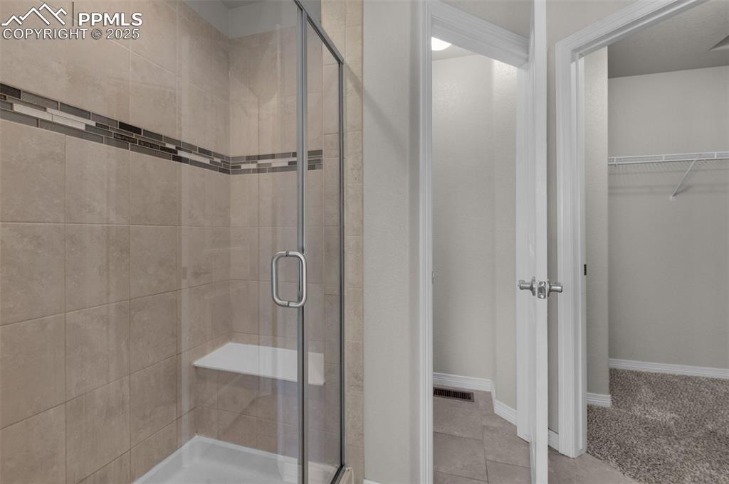 oversized shower