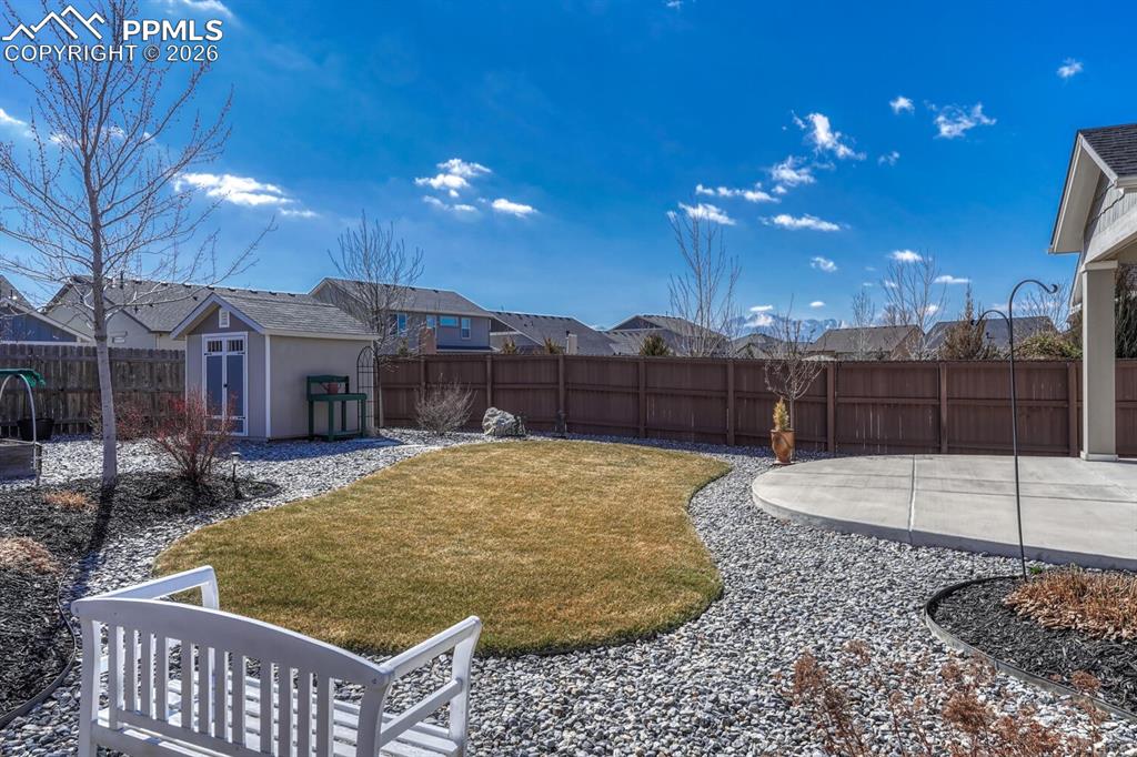 Pikes Peak view from the back yard!