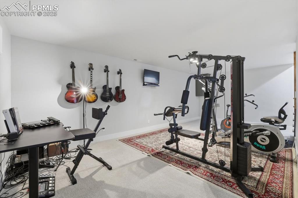 This space can be used for just about anything, including an office, craft room, library or home gym.