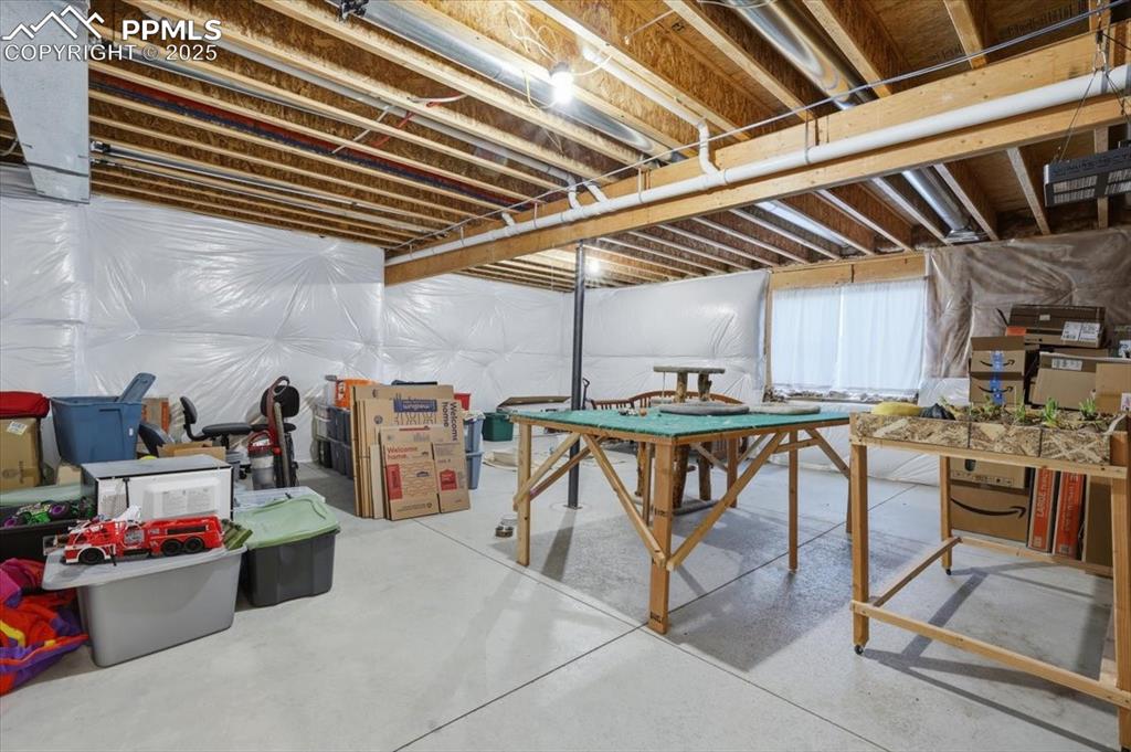 The basement has TONS of storage.