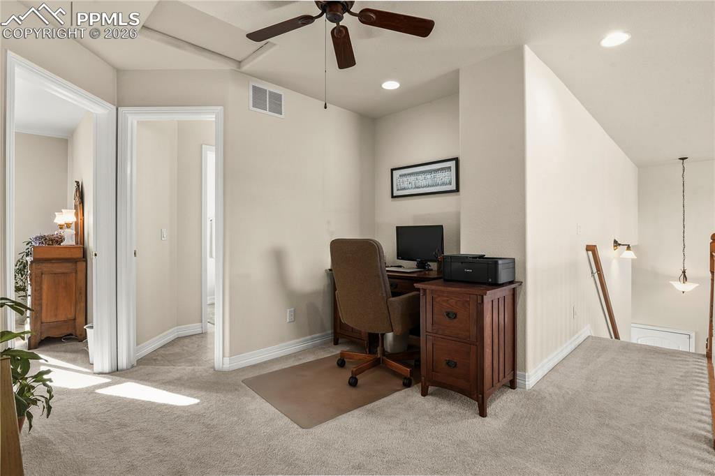 Loft/ Office on upper level.