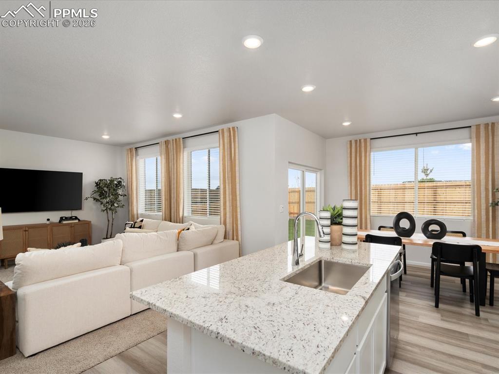 This was a model home; any furniture is not included.