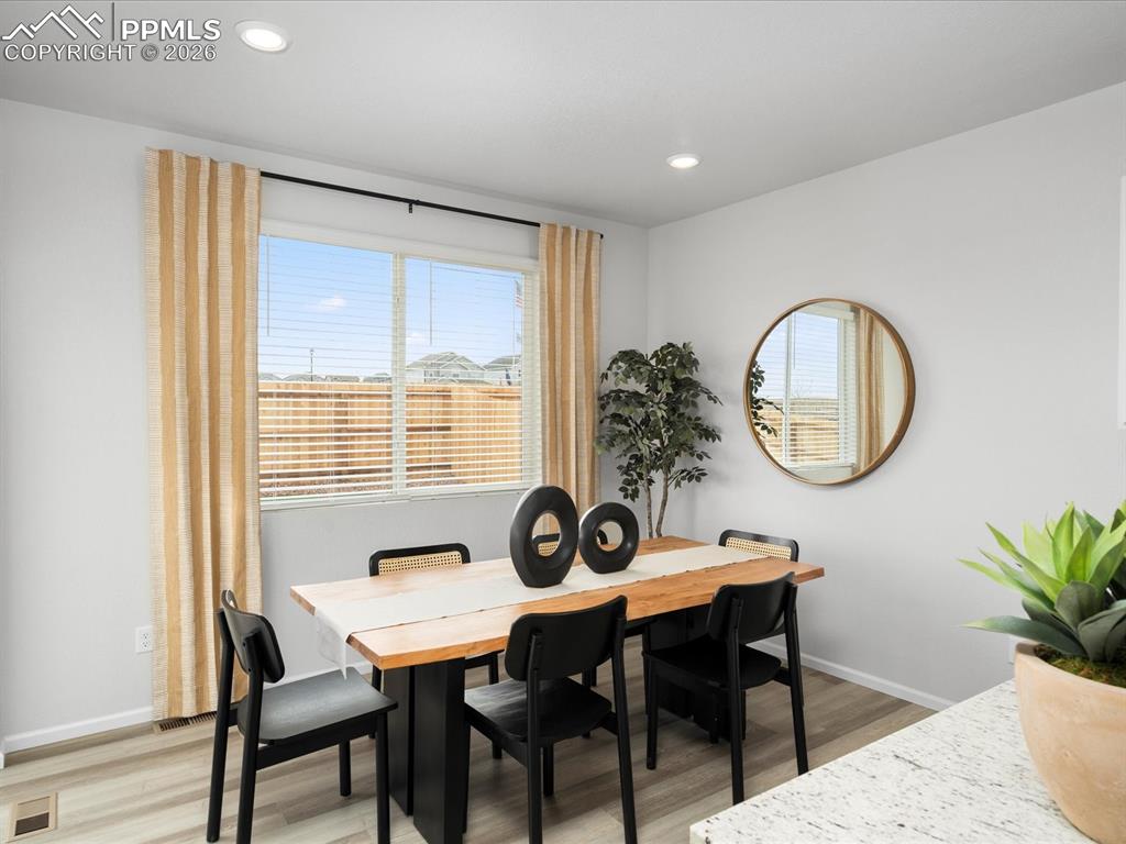 This was a model home; any furniture is not included.