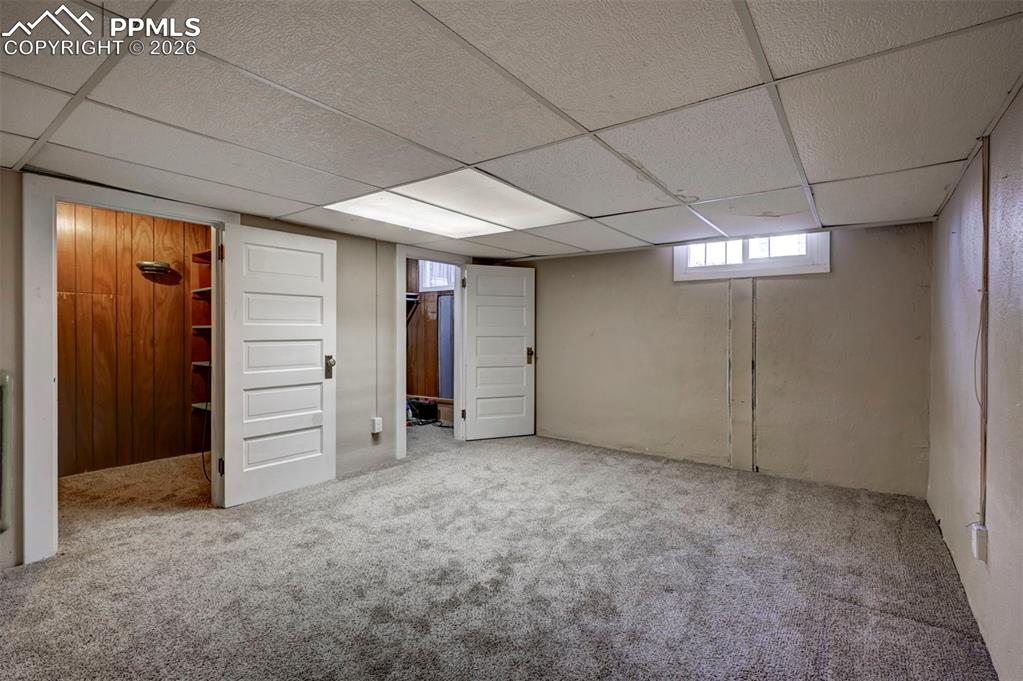 Basement bedroom