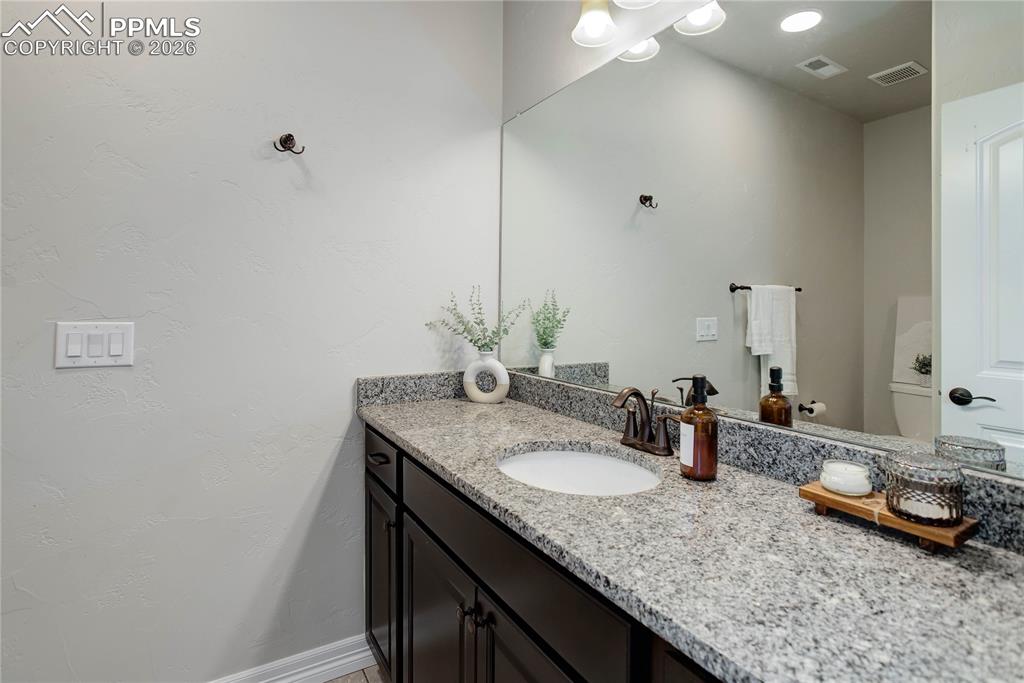 Full bath attached to Bedroom 4