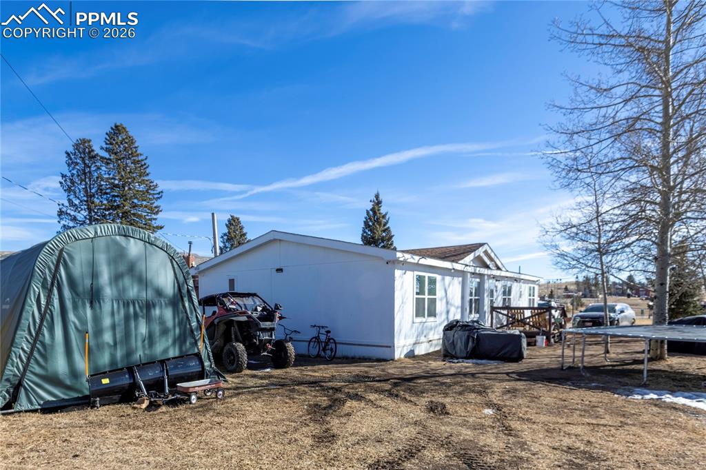 The side of the house!