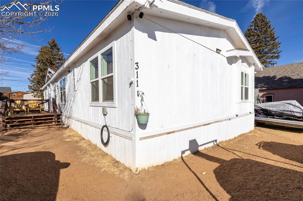 The side of the home!