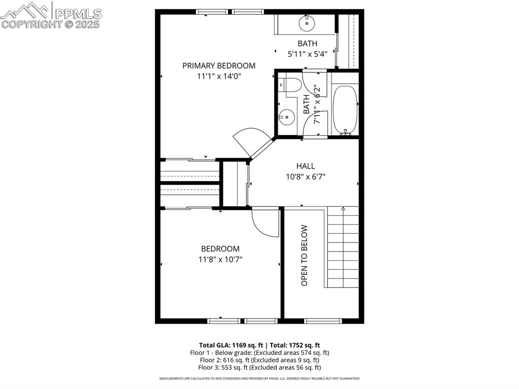 Upper Level Floor Plan!