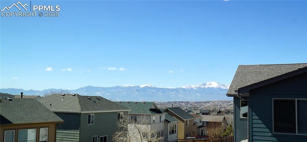 Pike Peak and Rocky Mountain Views from Primary Bedroom