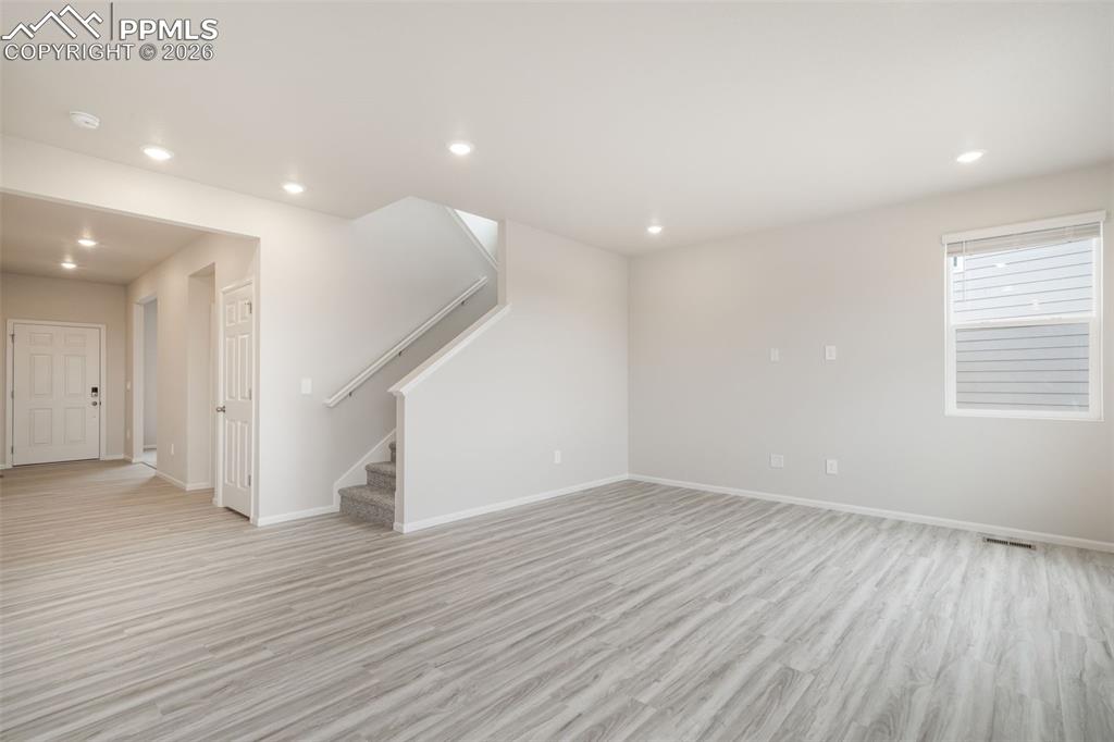 Living Room looking at Entry