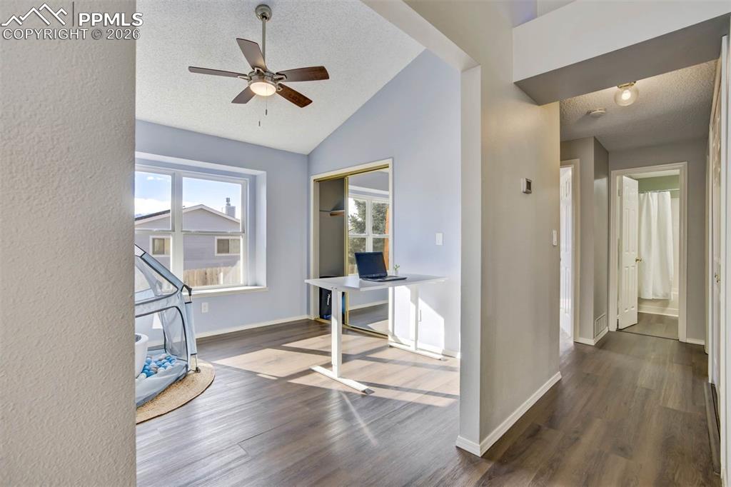 Bedroom 3 (or office) with mountain view