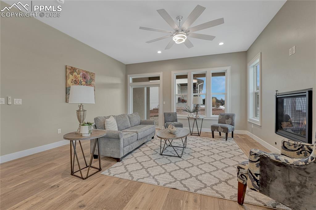 Main Level- Living Room has walk out