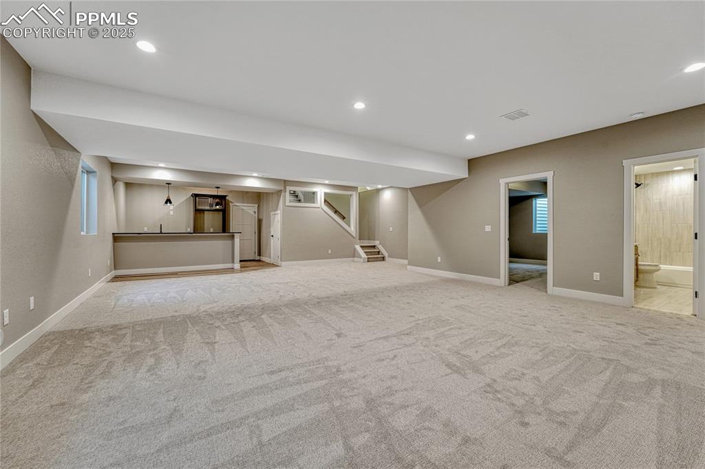 Basement- Family Room, Media Room, Playroom,