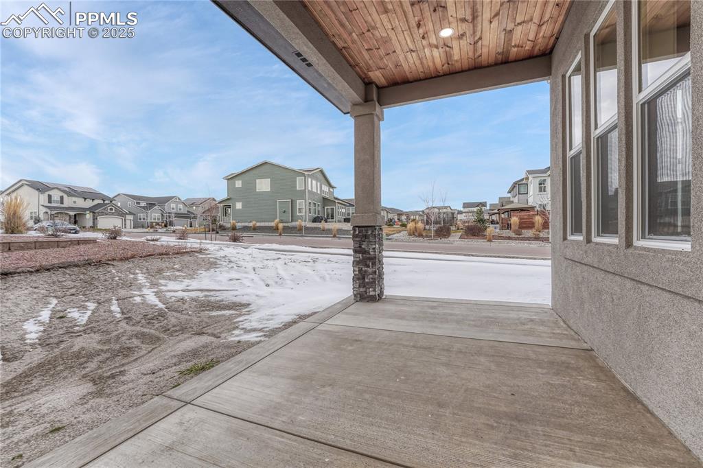 Main Level- Back Patio area