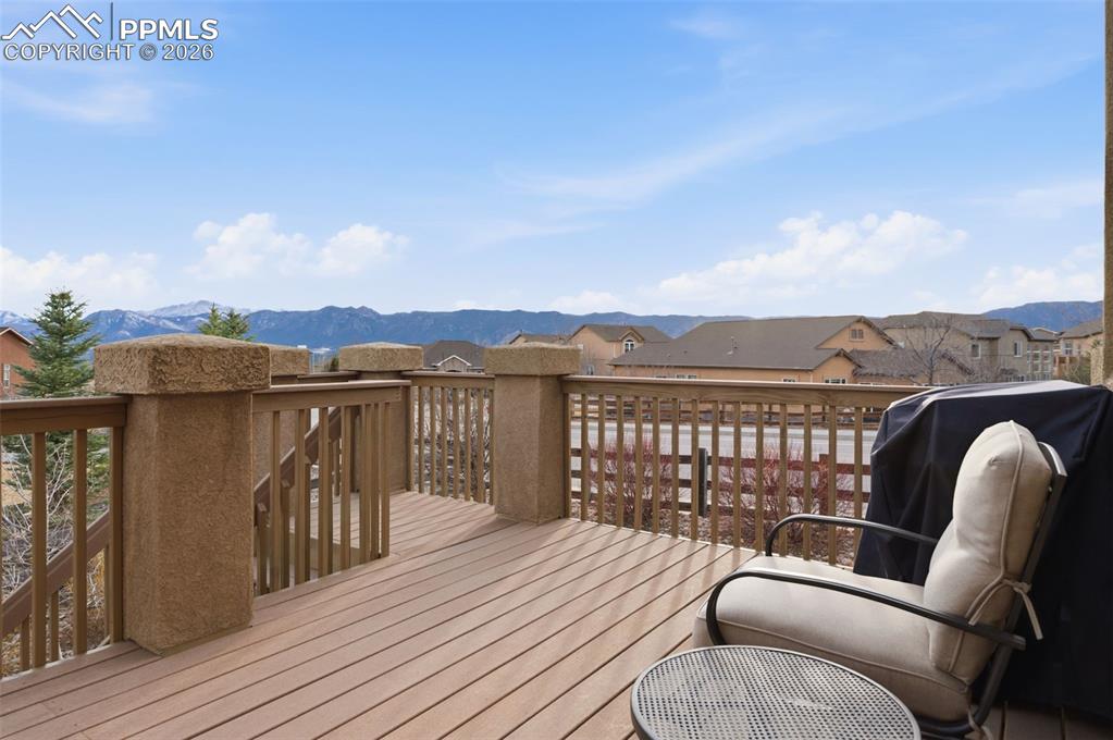 Full views of Pikes Peak and Rampart Range