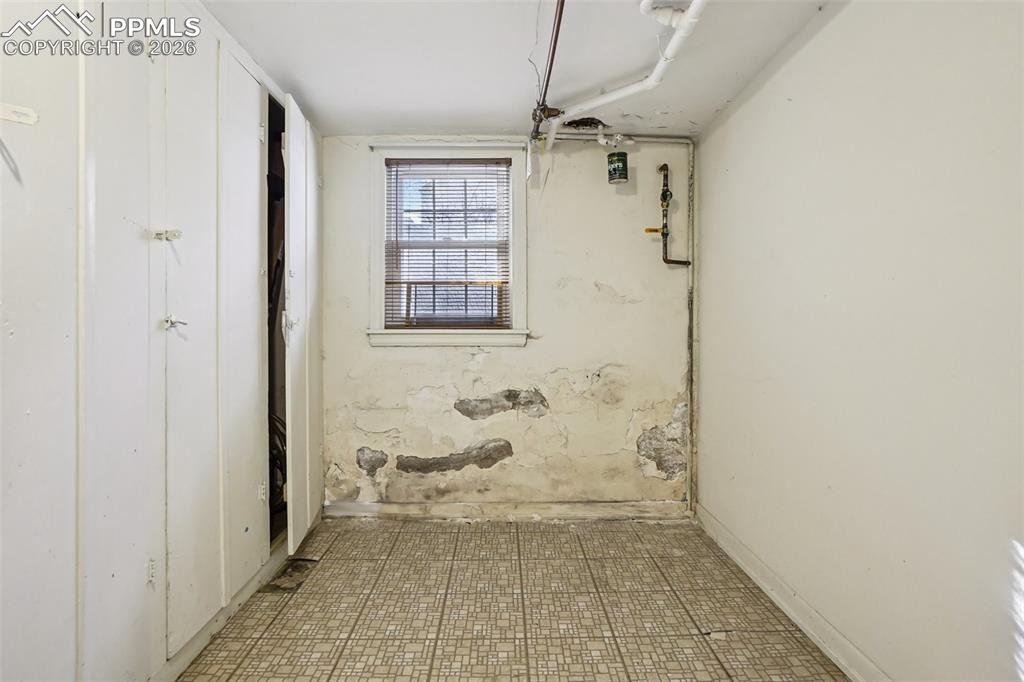 Storage room lower level