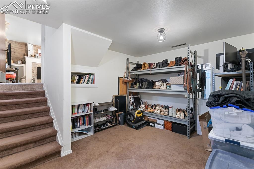 View of storage area