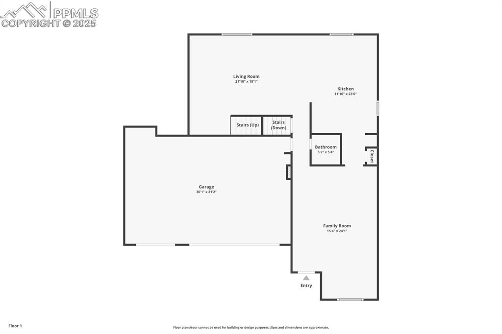 View of floor plan / room layout