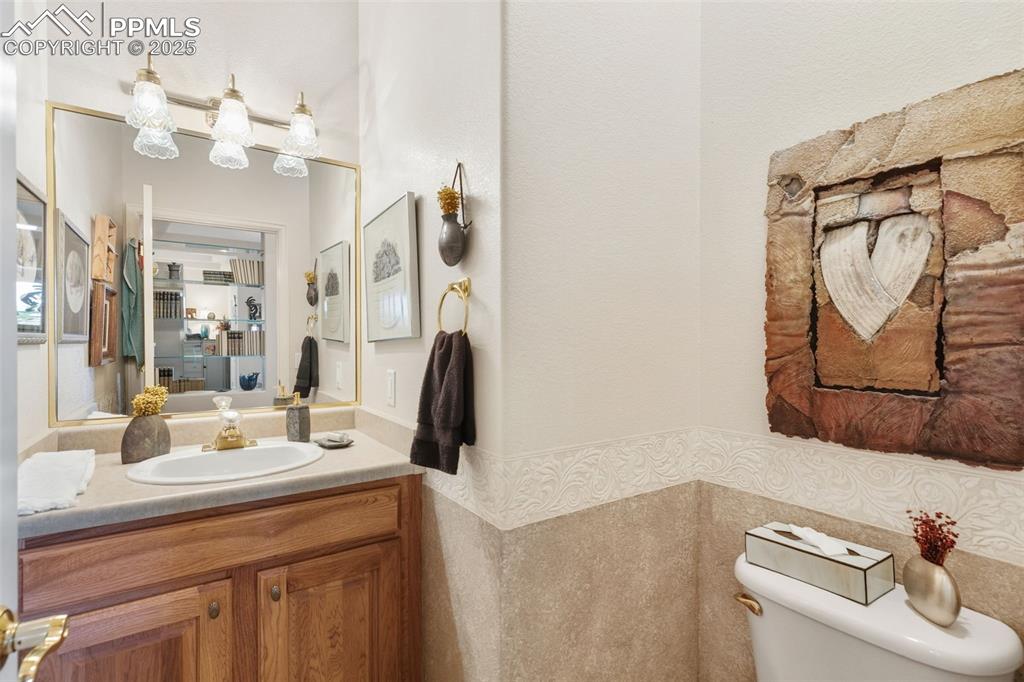 main level half bath