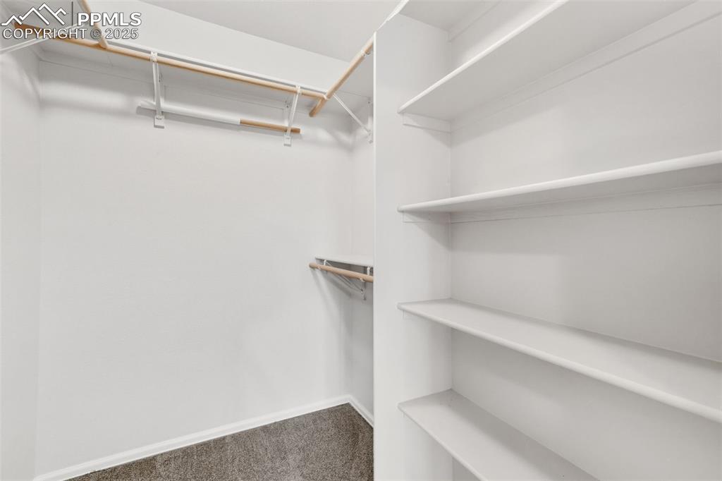 HUGE downstairs closets