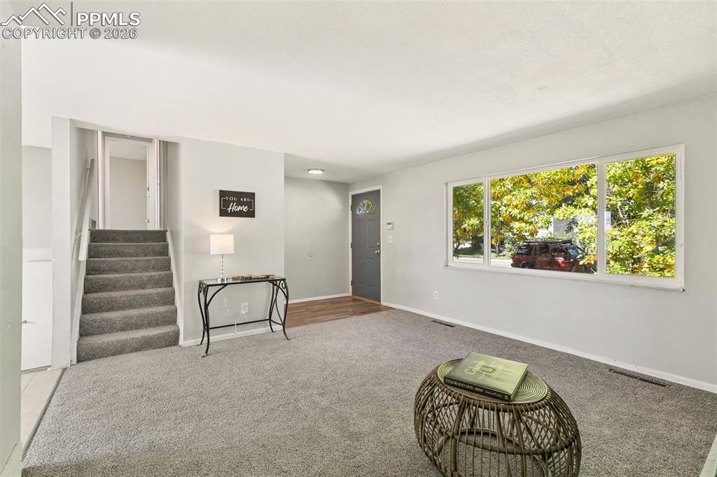 Other side entrance angle front livingroom