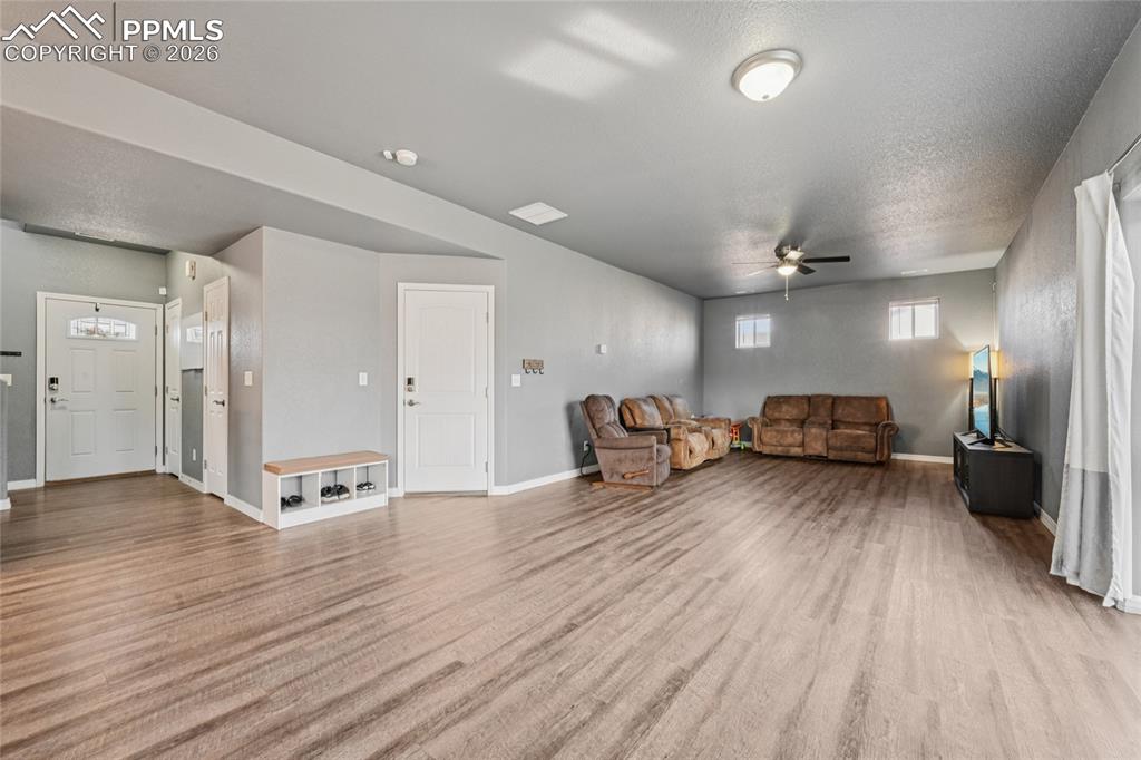 Luxury vinyl floors provide a huge, open living space that can be organized to best suit your lifestyle.