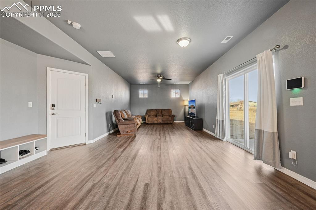 So much natural light in the main living area.