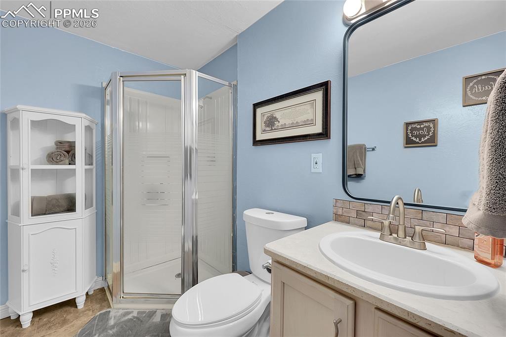 3/4 basement bathroom.