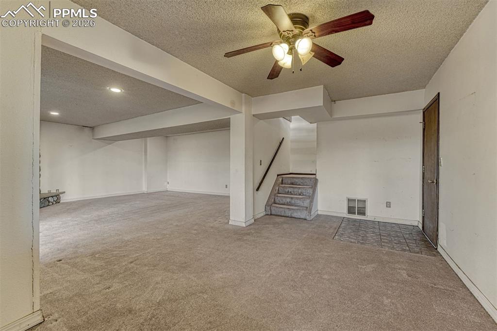 Extra living area in basement