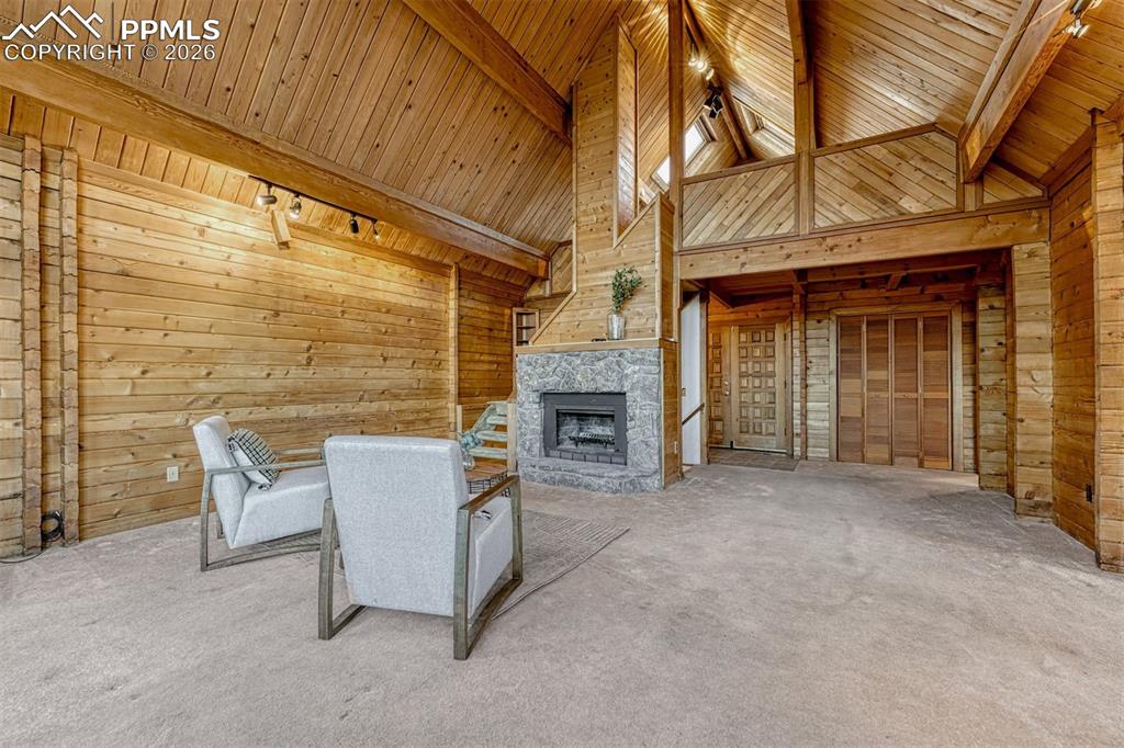 Great room and double door foyer
