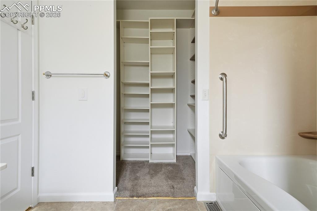 Primary bath and closet