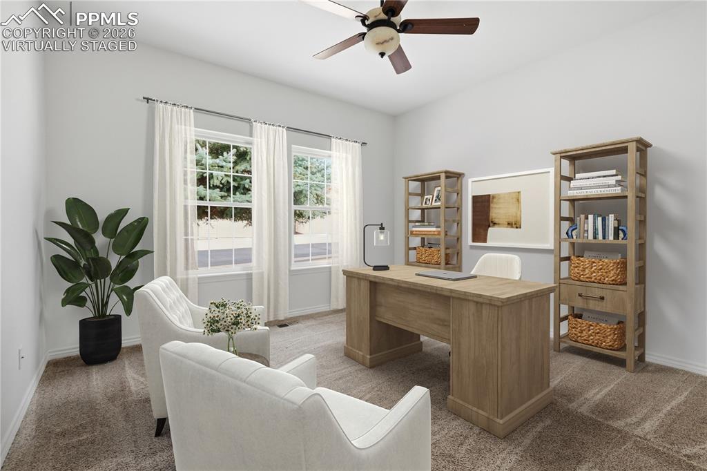 Virtually Staged as an office