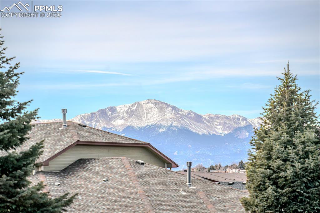 Mountain views from the community