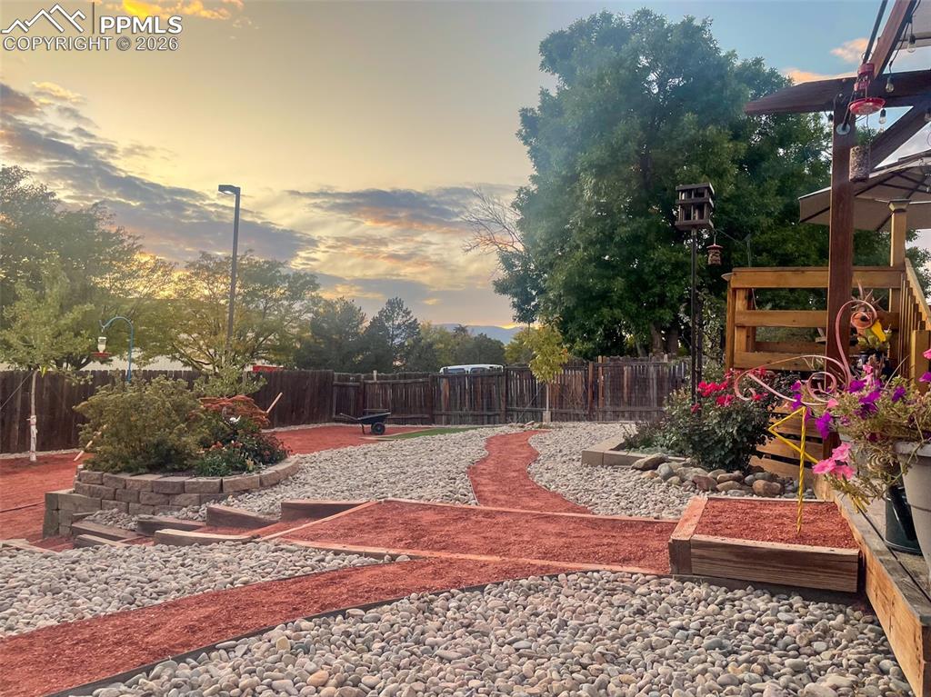 Back yard with a view!