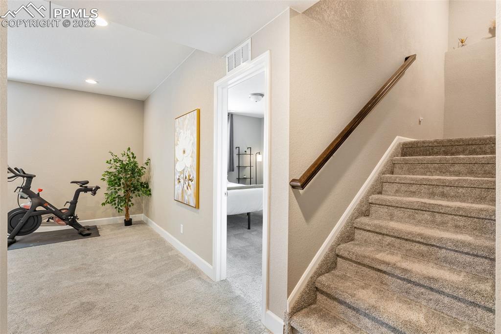 Stairs into the Lower Level