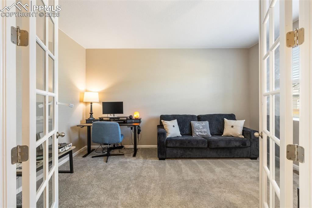 Spacious Dedicated Office with French Doors