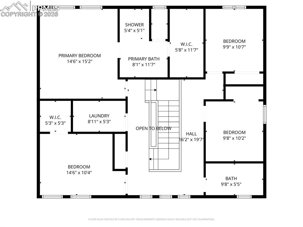 Upper Level Floor Plan