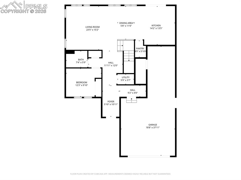 Main Level Floor Plan