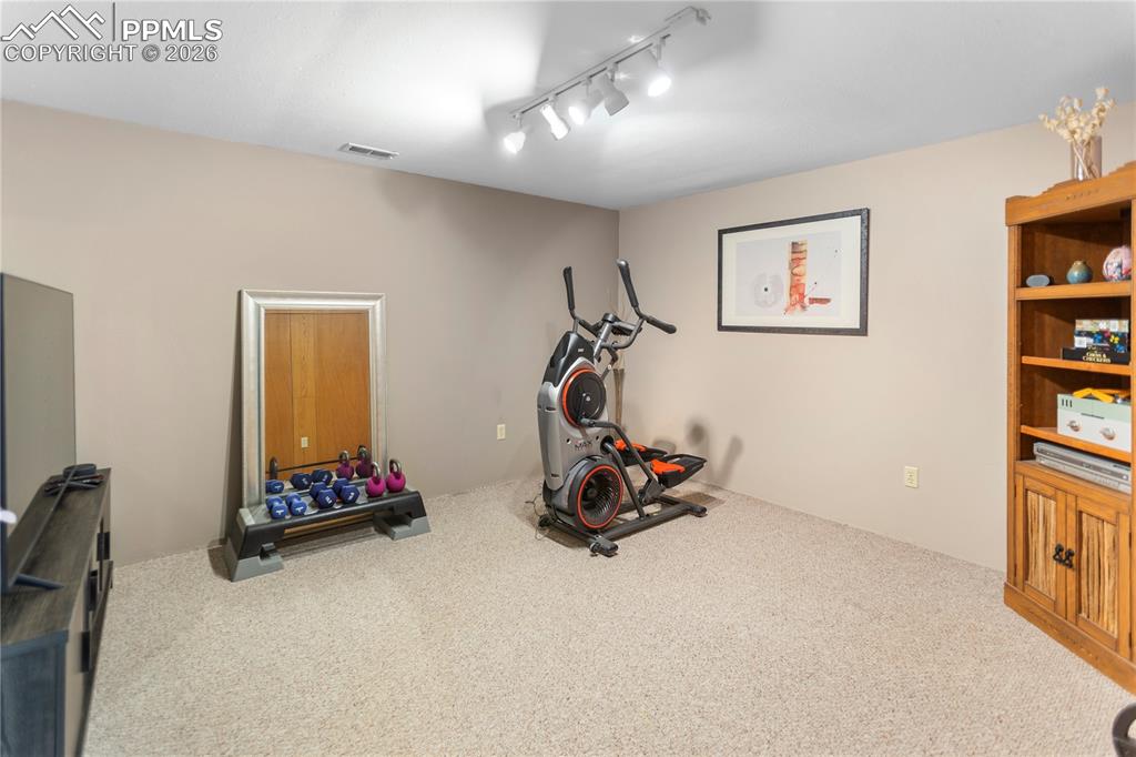 Lower Level Workout room office - Office - Non Conforming Bedroom 4