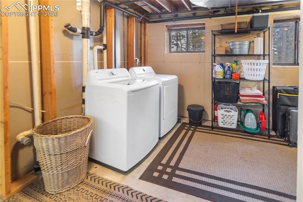 Lower Level Laundry Area