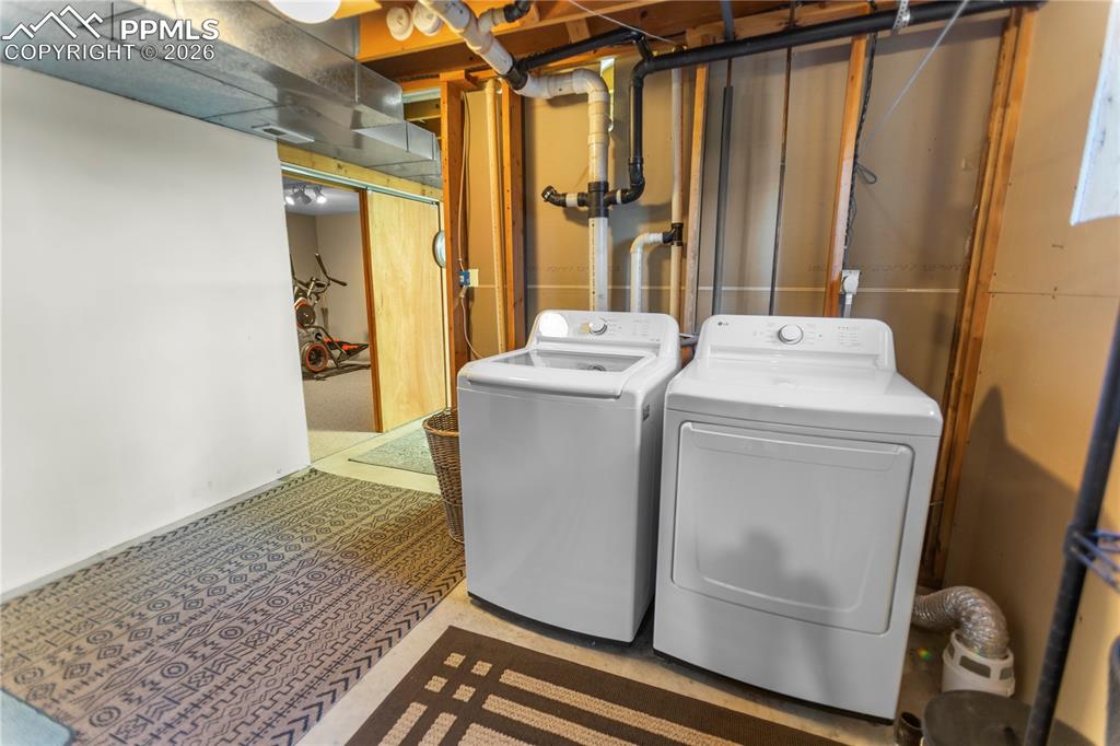 Lower Level Laundry Area