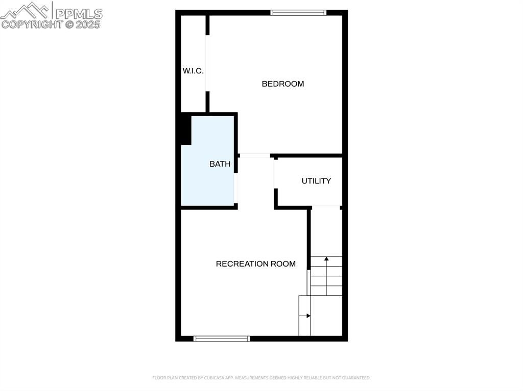 Lower level floor plan
