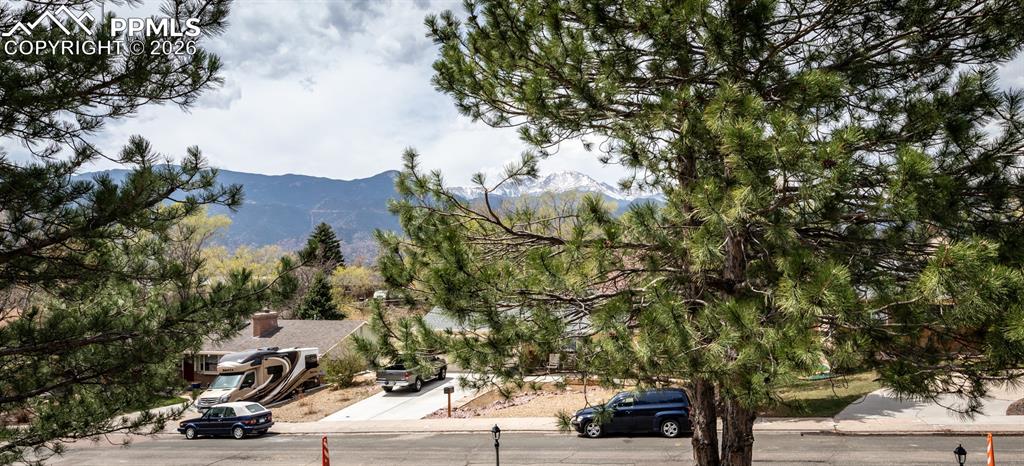 View of mountain backdrop