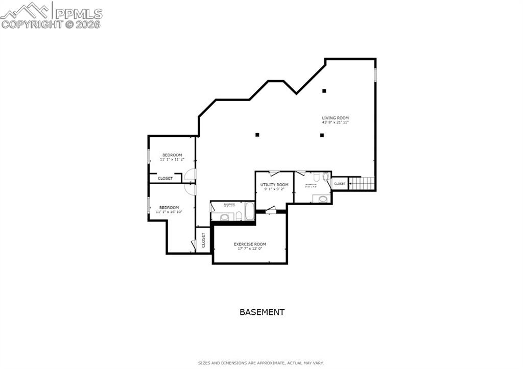 Floor plan - basement