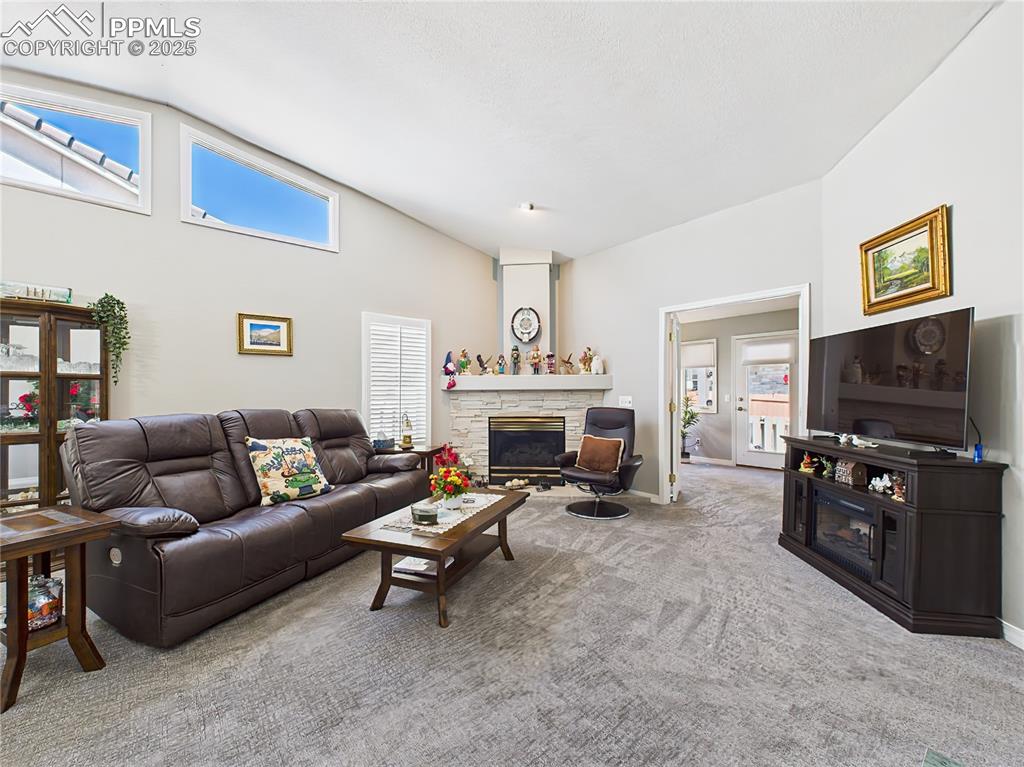 Living Room – Natural light fills the living space, with flexible furniture arrangement options and neutral tones throughout.