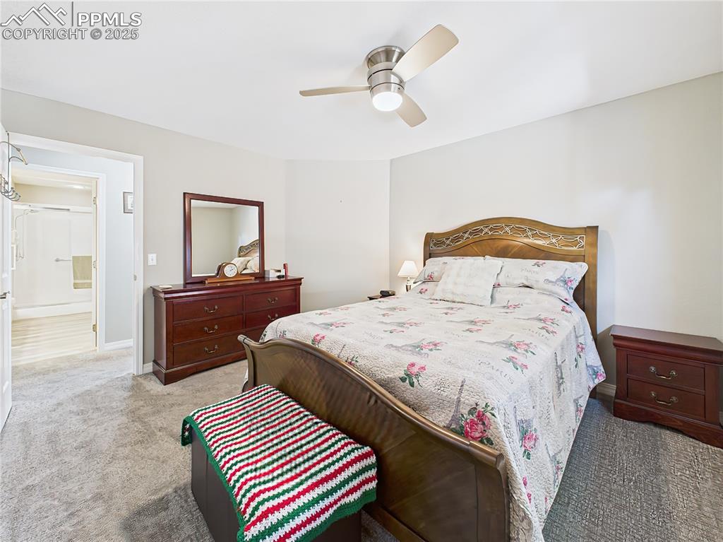 Second Bedroom – Alternate view shows easy access to nearby bath and generous layout suitable for guests or flex space.