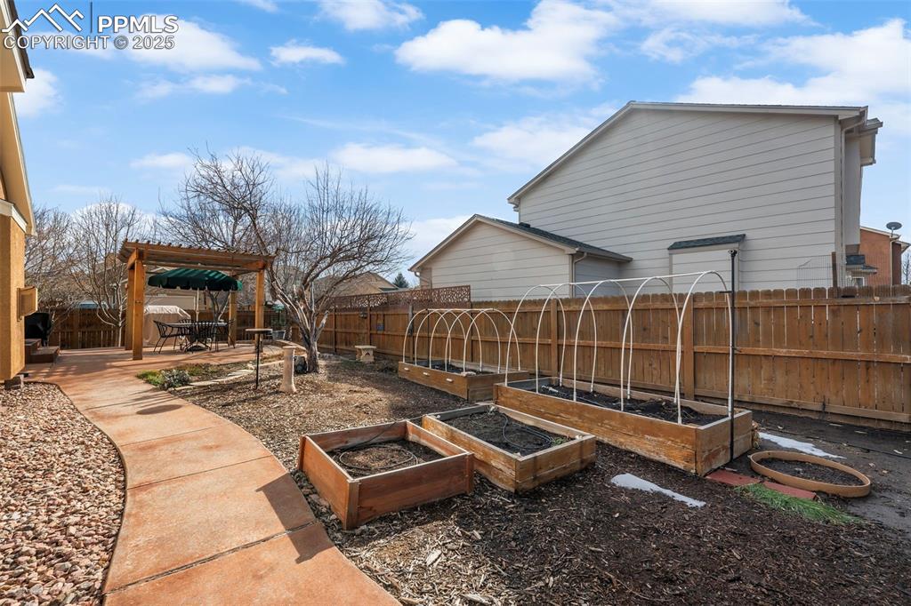 Multiple garden beds