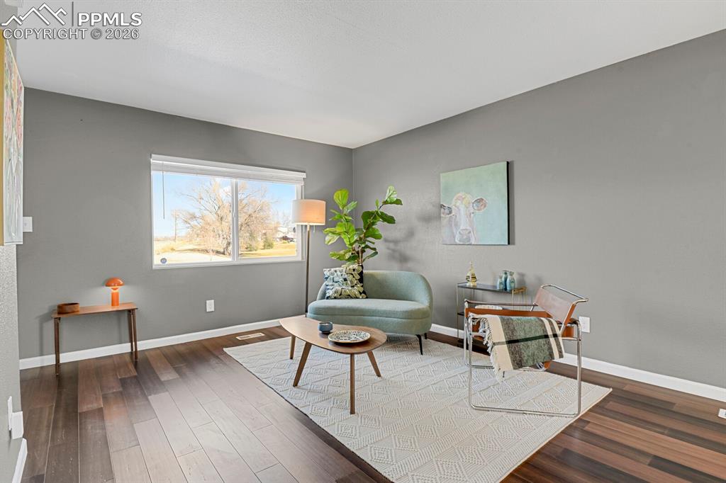 Easy access from the kitchen to the patio/backyard yard, makes entertaining a breeze