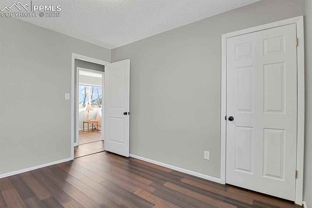 Lower Level Bedroom #4, staged as an office