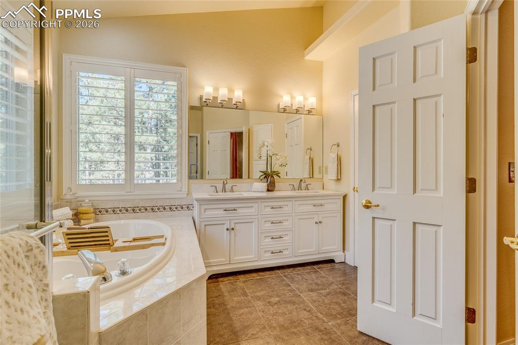 Beautiful primary bathroom.